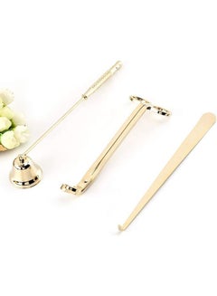 Buy 3 in 1 Candle Accessory Set Gold in Saudi Arabia