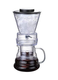 Buy Cold Brew Coffee Maker Adjustable Dripper With Glass Caraffe Multicolour in UAE