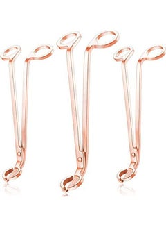 Buy Stainless Steel Candle Wick Trimmer Rose Gold in Saudi Arabia