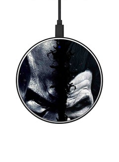 Buy Joker Themed Wireless Charger Black/White in Saudi Arabia