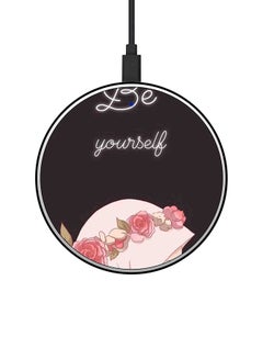 Buy Be Yourself Themed Wireless Charger Multicolour in Saudi Arabia