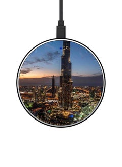 Buy Burj Khalifa 15W Wireless Fast Charger Multicolour in Saudi Arabia