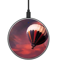 Buy Parachute Printed Fast Wireless Charger With USB Cable Multicolour in Saudi Arabia