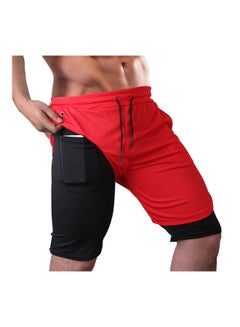 Buy Quick-Drying Solid Shorts L in UAE