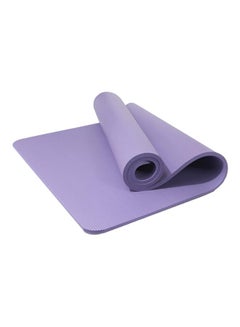 Buy Non-slip NBR Pro Yoga Exercise Mat Purple in UAE