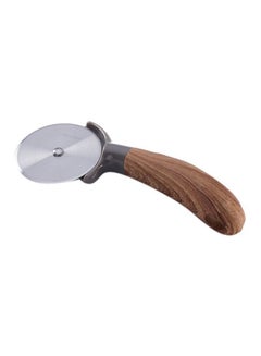 Buy Feronia Pizza Slicer Brown/Silver in Saudi Arabia