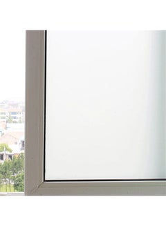 Buy Glue Static Decorative Window Film White 50x200cm in Saudi Arabia