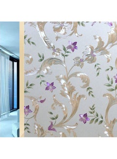 Buy Glue Static Decorative Window Film Multicolour 60x100cm in Saudi Arabia