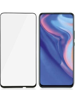 Buy 3D Curved Full Coverage Tempered Glass Screen Protector For Huawei Y9 Prime 2019 Black/Clear in Saudi Arabia