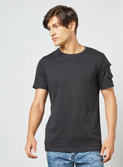 Buy Pocket Sleeve T-Shirt Black in Saudi Arabia