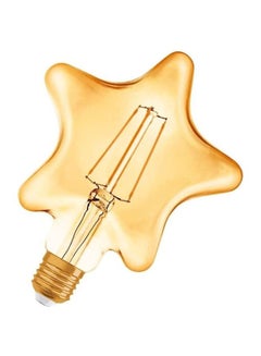Buy Star Shape LED Vintage 1906 Lamp Gold in UAE