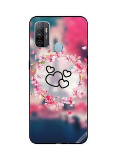 Buy Protective Case Cover For Oppo A53/A53s Black Hearts in Saudi Arabia