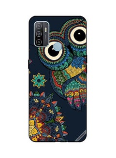 Buy Floral Owl Protective Case Cover For OPPO A53/A53S Multicolour in Saudi Arabia