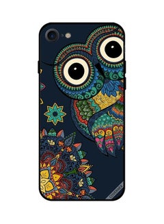 Buy Protective Case Cover For Apple iPhone SE (2020) Floral Owl in UAE