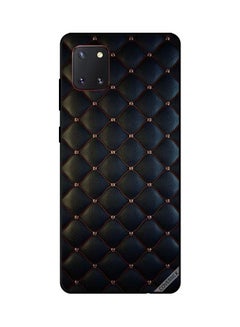 Buy Protective Case Cover For Samsung Galaxy Note 10 Lite Stappers On Black Cloth Pattern in Saudi Arabia