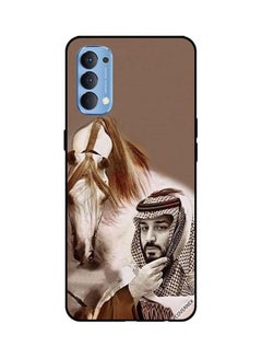 Buy Protective Case Cover For Oppo Reno4 Mohammed Bin Salman In Front Of Horse in Saudi Arabia