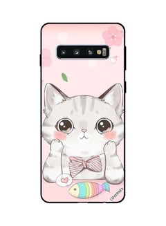 Buy Protective Case Cover For Samsung Galaxy S10 Cat Fish in UAE