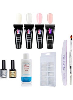 اشتري 11 Piece Nail Gel Kit Multicolour في الامارات