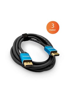 Buy DP to DP Cable 1.2V 4K 60Hz UHD DisplayPort Male to Male Monitor Video Cable Blue in UAE