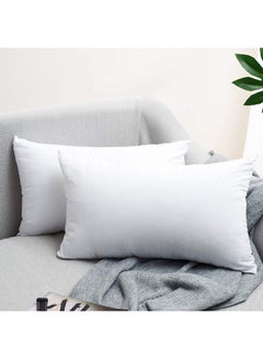 Buy 600gm Hollow Siliconized Kids Pillow 1Pc Cotton White 40x60cm in UAE