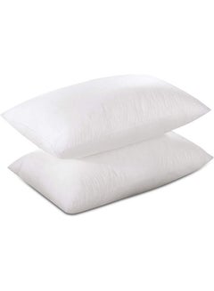 اشتري 100% Cotton 900grm Hollow Siliconized Fiber Press Pillow 1pc قطن White 50x75سم في الامارات