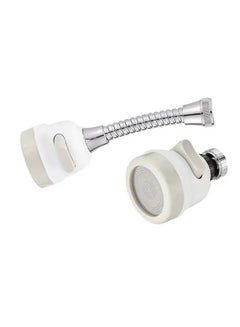Buy Three Gear Water Tap Filter Adjustable Faucet Sprayer Silver/Beige in Saudi Arabia