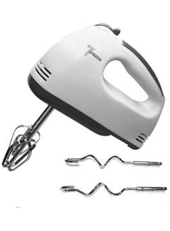 Buy 7-Speed Hand Mixer With 4 Attachments 180.0 W HM01 White/Grey in UAE