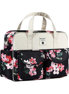 Buy Floral Printed Baby Diaper Handbag in Saudi Arabia