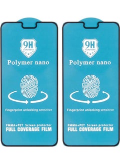 Buy Polymer Nano Screen Protector For Huawei Nova 3E Mobile Phone Set Of 2 Black-Clear in Egypt