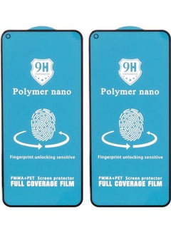 Buy Polymer Nano Screen Protector For Huawei P40 Lite Mobile Phone Set Of 2 Black-Clear in Egypt