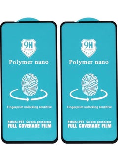 اشتري Polymer Nano Screen Protector For Huawei Mate 30 Lite Mobile Phone Set Of 2 Black-Clear في مصر