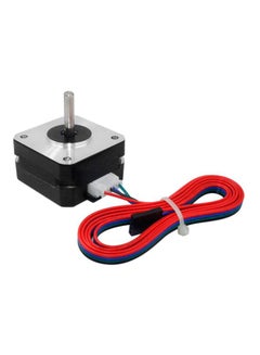 Buy Stepper Motor for 3D Printer with Cable Black/Silver/Red in UAE
