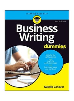 Buy Business Writing For Dummies Paperback English by Natalie Canavor - 44287 in UAE