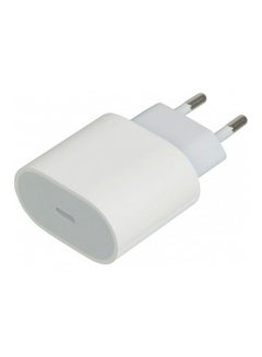 Buy MU7V2ZM/A USB-C Power adapter 18W 5V-3A Or 9V-2A Head Only WithOut Cable White in Egypt