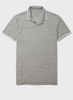 اشتري Casual Essential Polo Grey في الامارات