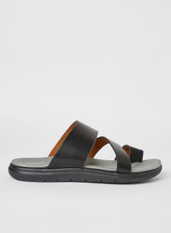Buy Casual Slip-On Sandals Black in UAE