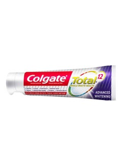 Buy 2-Piece Advanced Whitening Total 12 Whole Mouth Health Toothpaste Set Multicolour 100ml in UAE