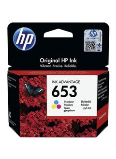 Buy 653 Tri-Colour Original Ink Advantage Cartridge Multicolour in Egypt