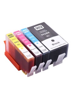 Buy 4-Piece Ink Cartridge Set 902 Multicolour in Saudi Arabia