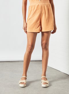 Buy Essential Organic Cotton Shorts Orange in UAE