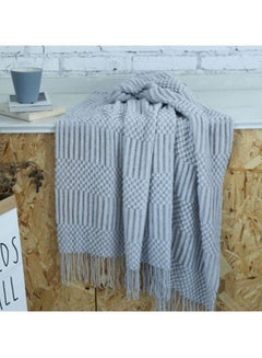 Buy Bubble Blanket Wool Grey 130x200cm in Saudi Arabia