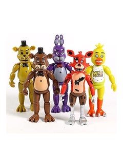 Buy Five Nights at Freddy's Video Game FNAF Action 5 Mini Figures Toys Bonnie Foxy in Egypt