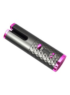 Buy Rechargeable  Automatic Hair Curler Black/Pink in Egypt