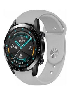 Buy Silicone Replacement Band for Huawei GT2 Watch Grey in UAE