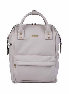 Buy Mani Vegan Leather Backpack Changing Bag - Blush Grey in UAE