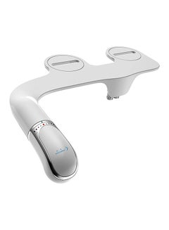 Buy SlimTwist Bidet Toilet Attachment With Dual Nozzle White 30cm in UAE