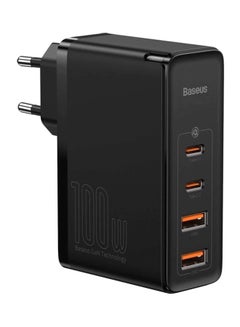 Buy 100W USB C Charger, PD3.0 QC4.0 PPS GaN Charging Station, 4-Port Fast Charging, Type C Wall Charger Block for MacBook Pro/Air, Laptops, iPad, iPhone 13 12 Pro Max Samsung, Air Pods, Apple Watch Black in UAE
