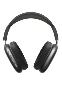 Buy P9 Bluetooth Wireless Headset Over-Ear Headphone With Mic Black/Silver in Saudi Arabia