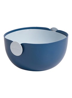 Buy Double Design Drain Basket Blue in Saudi Arabia