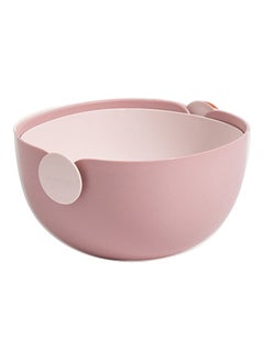 Buy Double Design Drain Basket Pink in Saudi Arabia